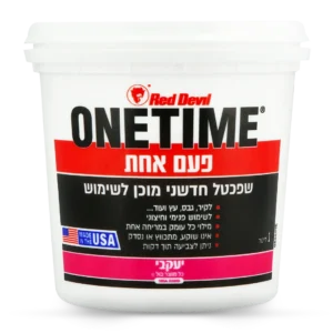 שפכטל חדשני למילוי קירות - ONE TIME פעם אחת - 1 ליטר